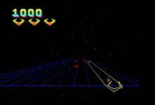 une photo d'Ã©cran de Tempest 2000 sur Atari Jaguar